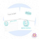 Livro do Bebê  - "Minha Doce História" Meninos