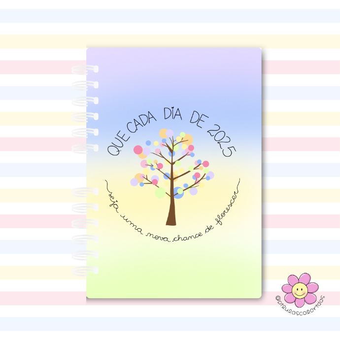 Agenda Florescer 2025 - 2 Dias por Página