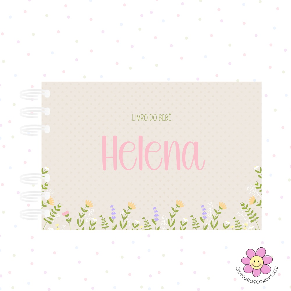 Livro do Bebê – “Minha Doce História” Meninas
