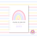 Agenda Colorir 2025 - 1 Dia por Página