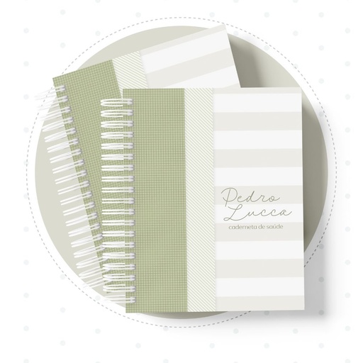 Caderneta de Vacinação do Bebê – Meninos - “Para anotar com carinho cada cuidado que faz parte desta linda jornada"